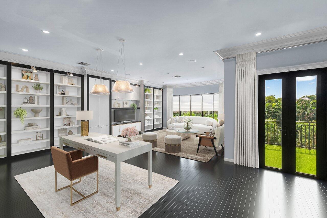 7172 Valencia Drive Boca Raton, FL 33433 - Photo 15 of 49 a living room with furniture and a large window with outer view
