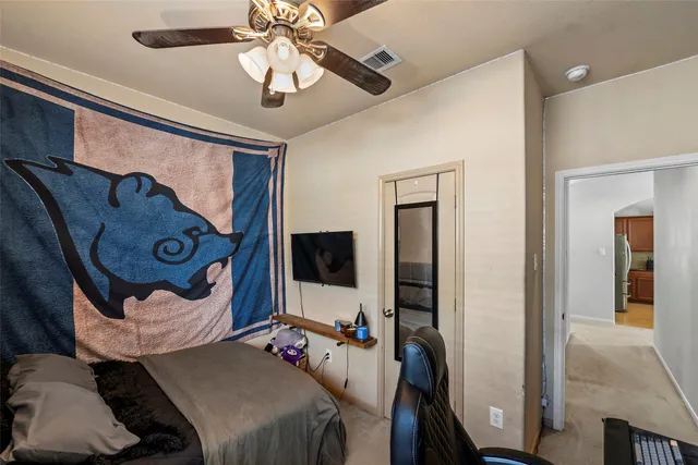 a view of a livingroom with furniture and a living room