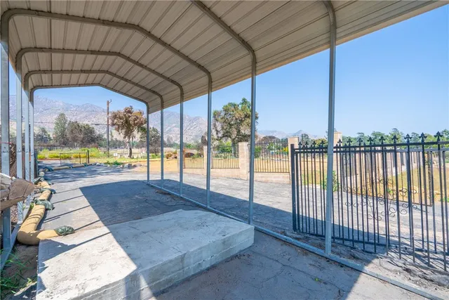 a view of swimming pool with outdoor space and seating area