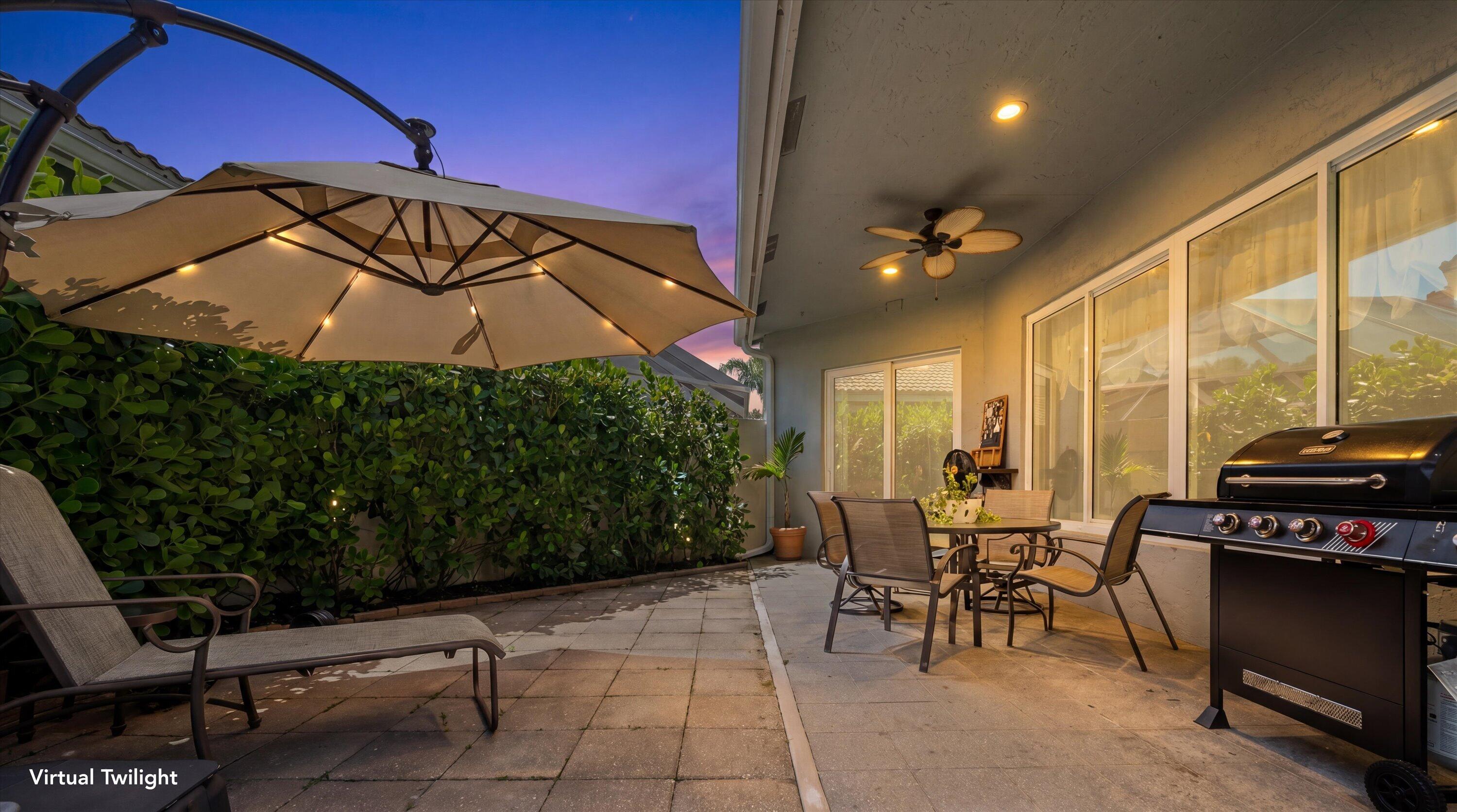 1110 Aviary Road Wellington, FL 33414 - Photo 35 of 51 Patio in backyard fully fenced