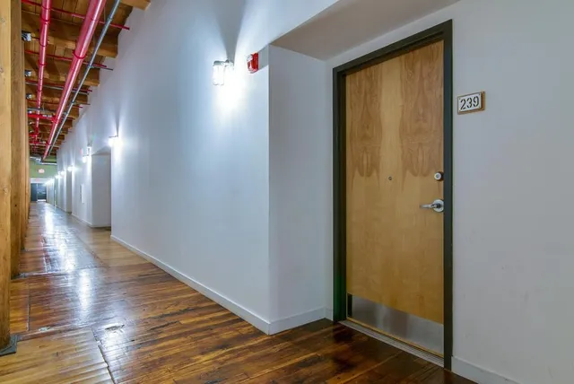 a view of an entryway door