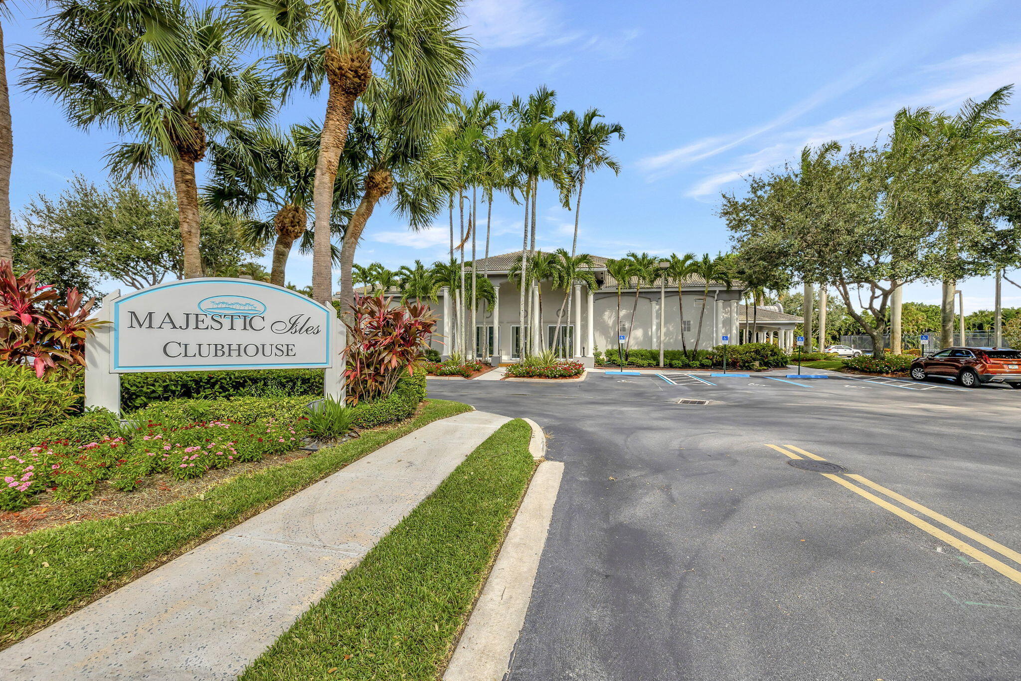5916 Seashell Terrace Boynton Beach, FL 33437 - Photo 61 of 81 a view of a park with palm trees