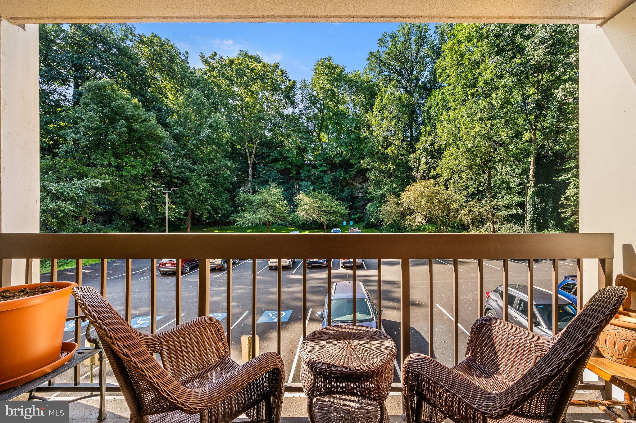800 Avondale Road, Unit 2P Wallingford, PA 19086 - Photo 4 of 19 Balcony facing south.