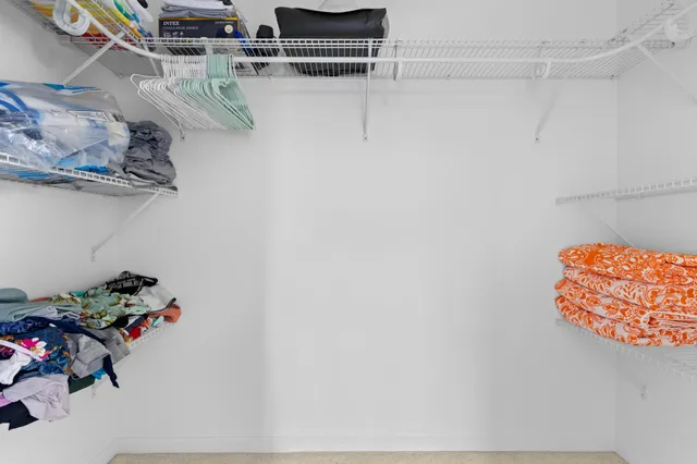 a view of a swimming pool with an ocean view