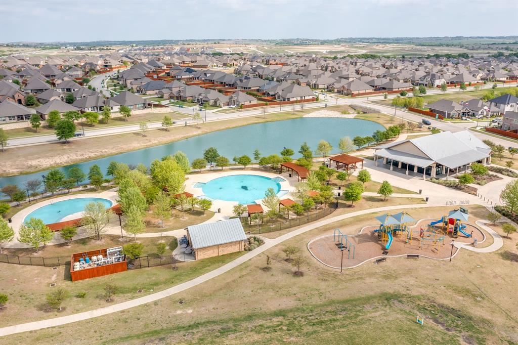 15141 Fleet Hill Road Aledo, TX 76008 - Photo 34 of 37 an aerial view of a house with a ocean view
