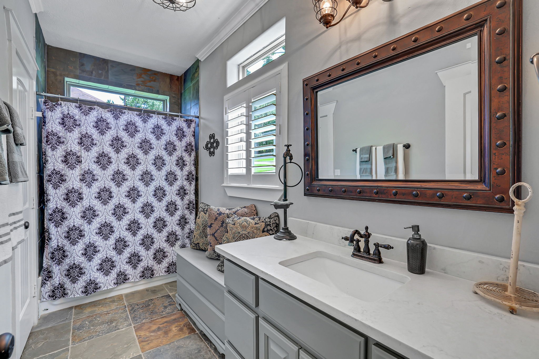 231 Ridge Cove Lane Coldspring, TX 77331 - Photo 36 of 50 Full guest bathroom downstairs