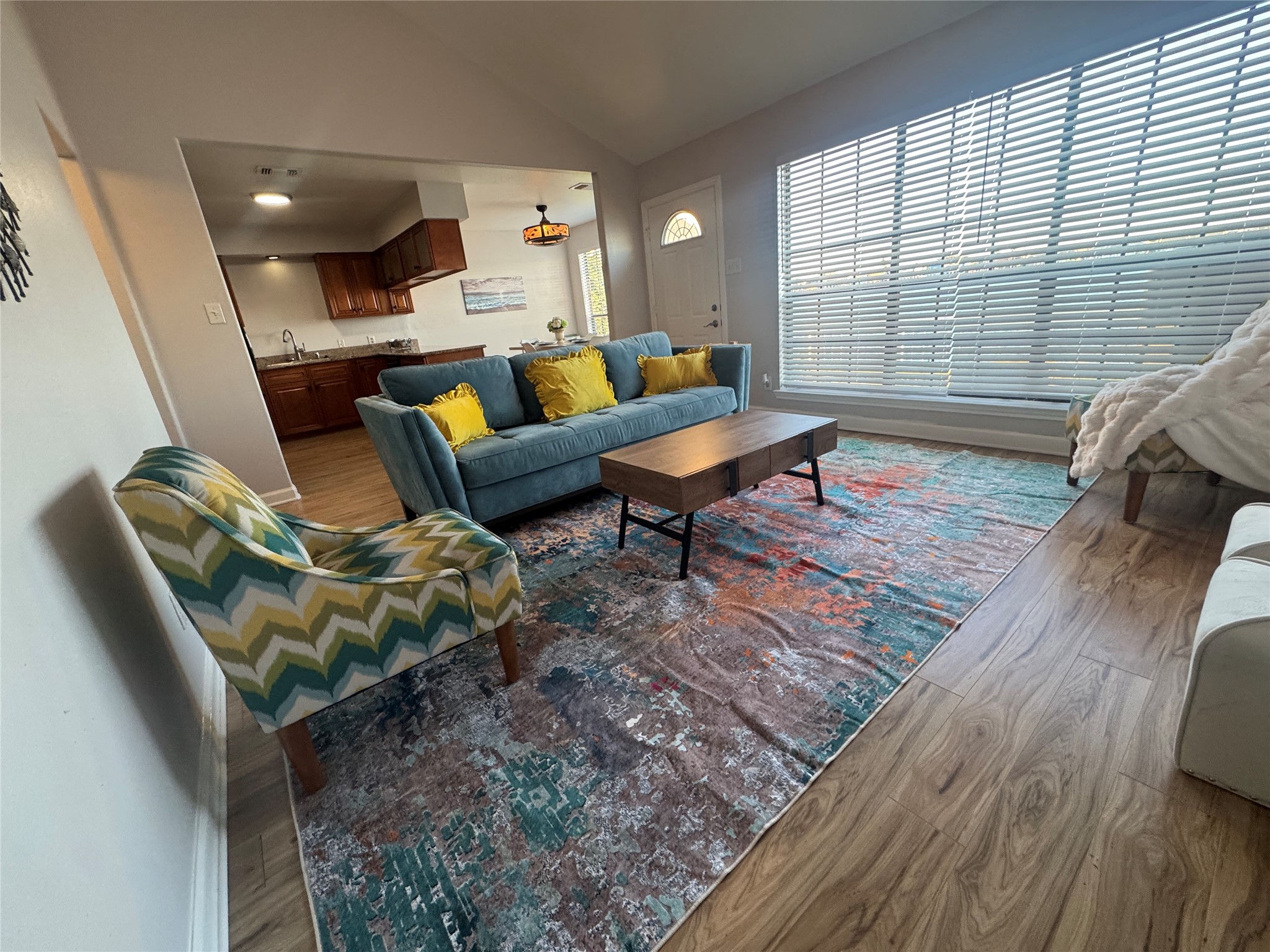 10429 Schaper Road Galveston, TX 77554 - Photo 15 of 31 Open concept living room, sharing space into the kitchen and dining room!