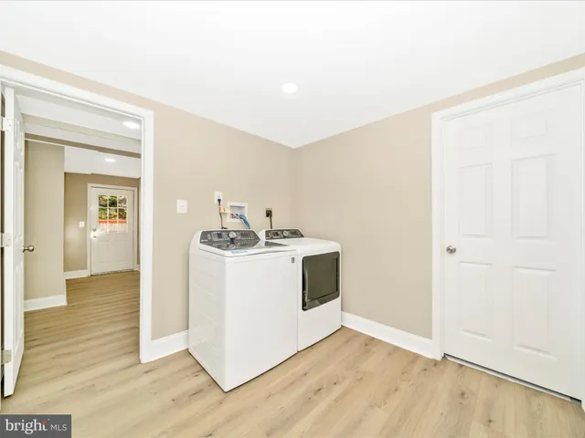 a view of a yard with swimming pool