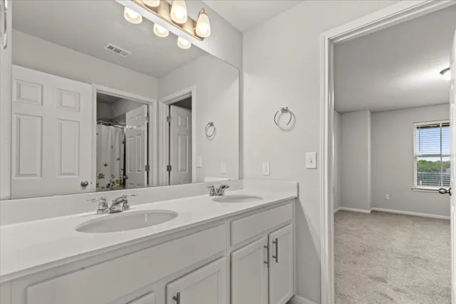 a view of an empty room