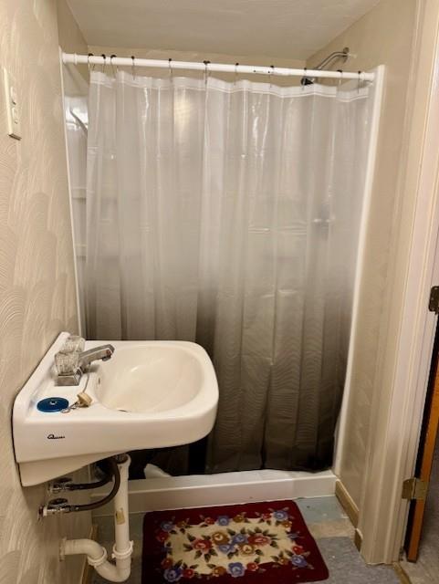 3938 Station Road New Castle, PA 16101 - Photo 23 of 23 a bathroom with a sink and a mirror