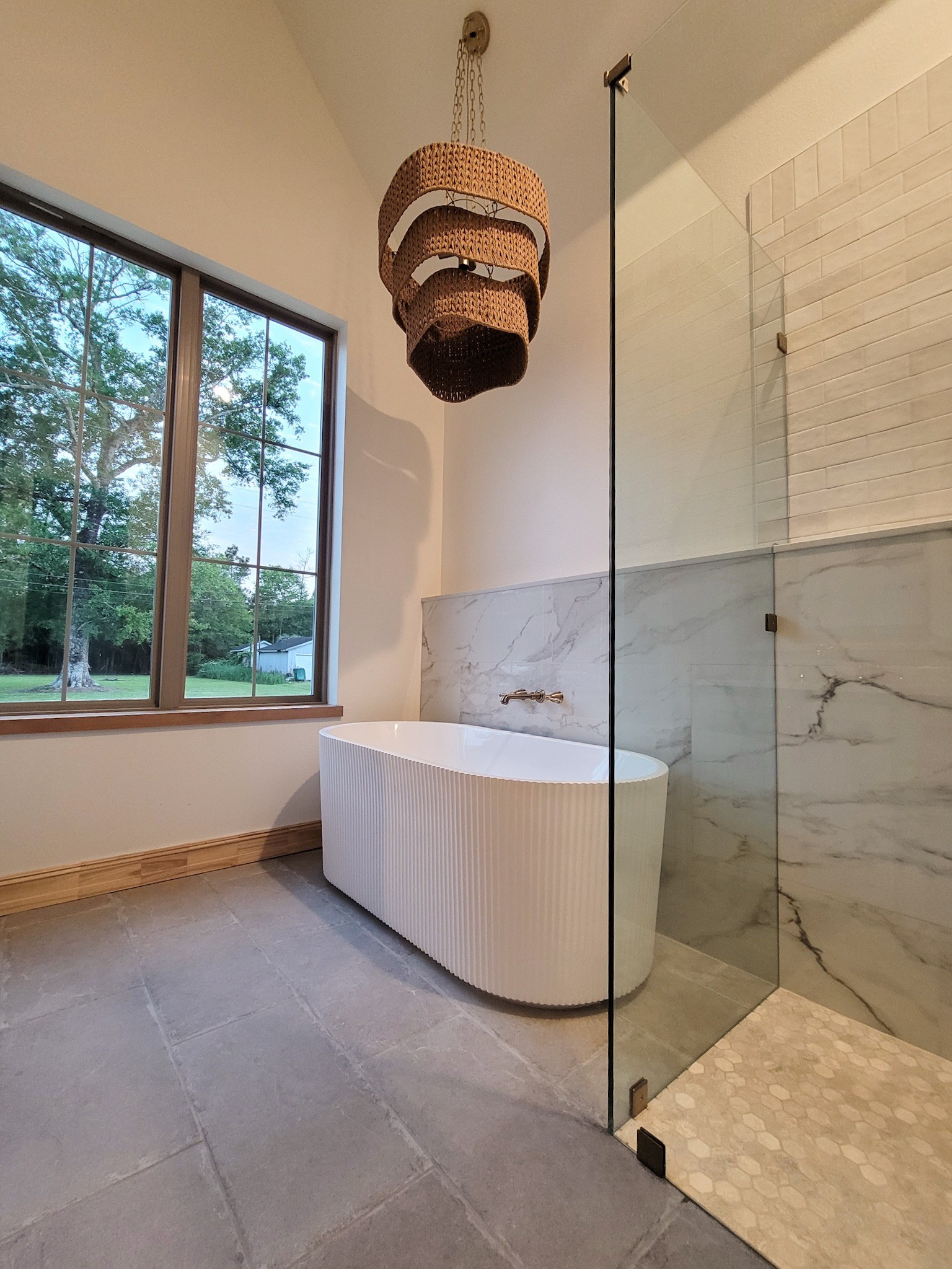 6202 Johnson Road Orange, TX 77632 - Photo 25 of 26 a bathroom with a bathtub and shower