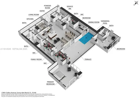 $6,150,000 | 17901 Collins Avenue, Unit 3406, Sunny Isles Beach, FL 33160