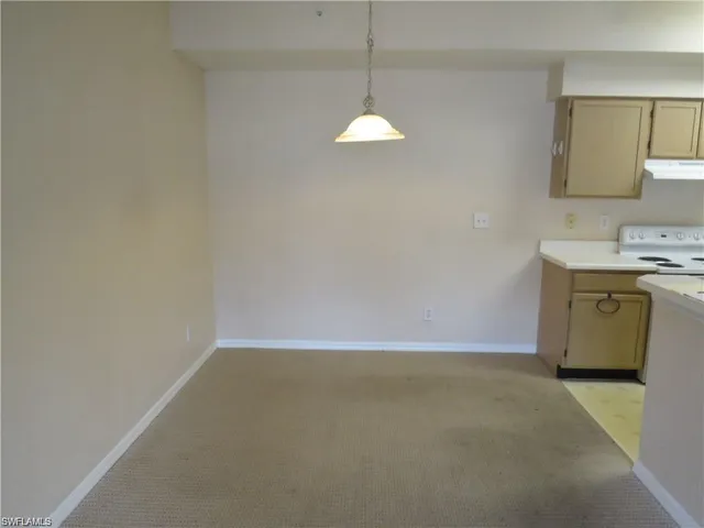 a view of an empty room