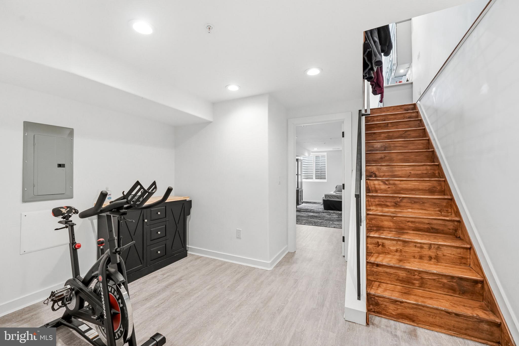2604 Reed Street Philadelphia, PA 19146 - Photo 30 of 45 a view of a hallway with workspace