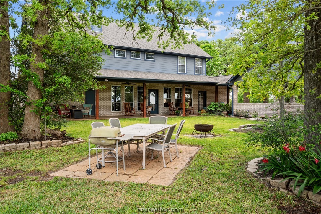 6400 Koppe Bridge Road College Station, TX 77845 - Photo 12 of 47 Back of house with a patio area.