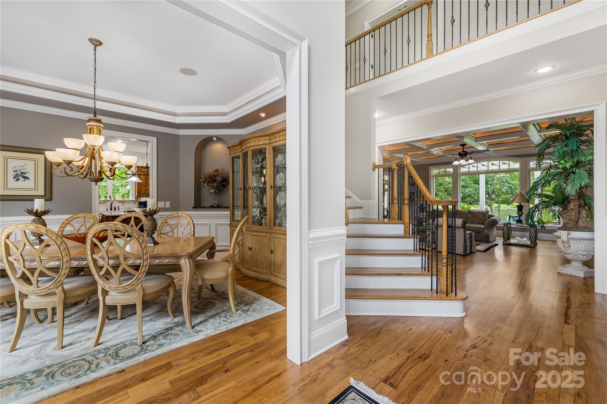 3601 Andover Place Terrell, NC 28682 - Photo 20 of 48 a view of a dining room with furniture window and wooden floor