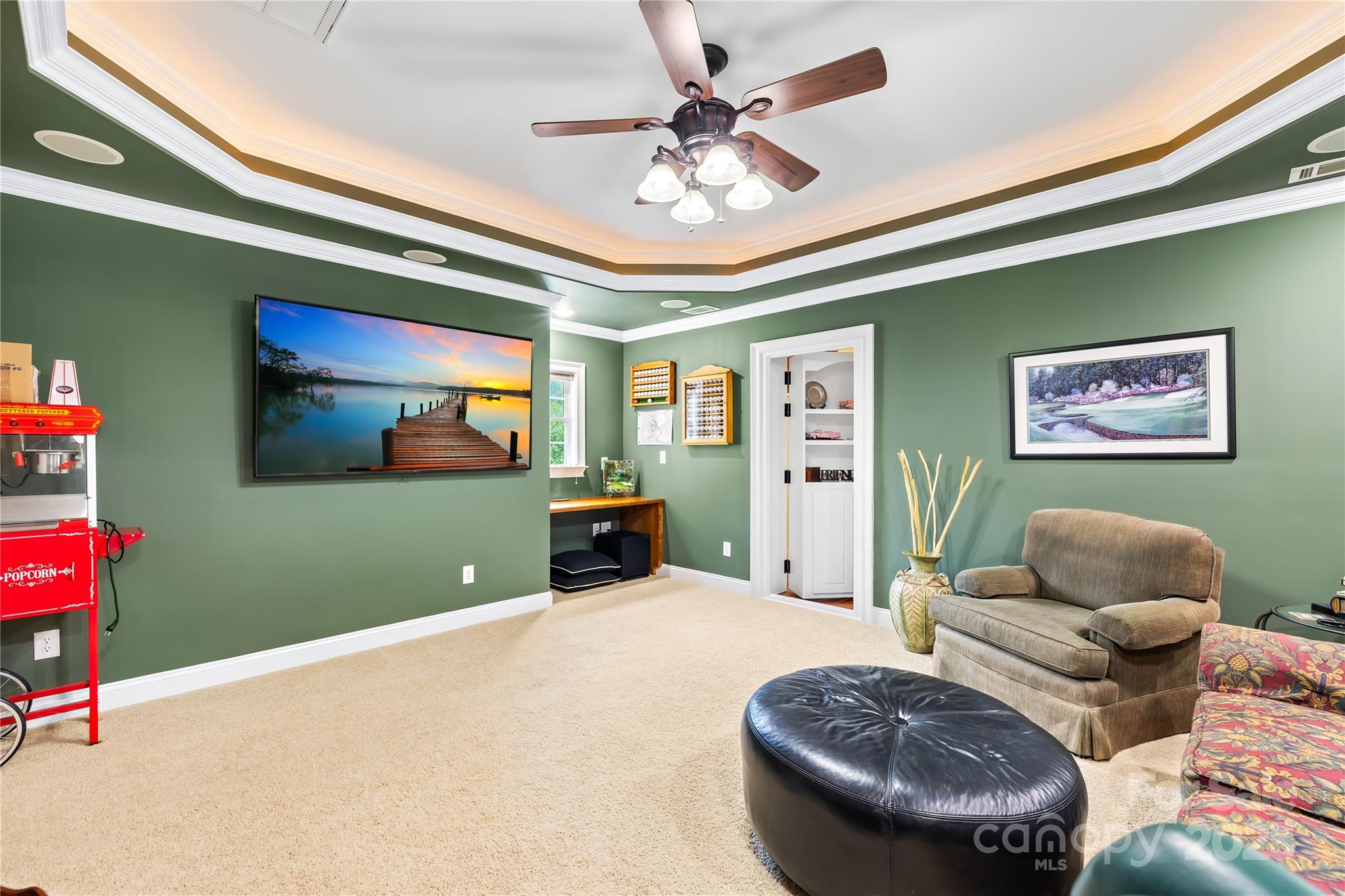 3601 Andover Place Terrell, NC 28682 - Photo 40 of 48 a living room with furniture and a flat screen tv