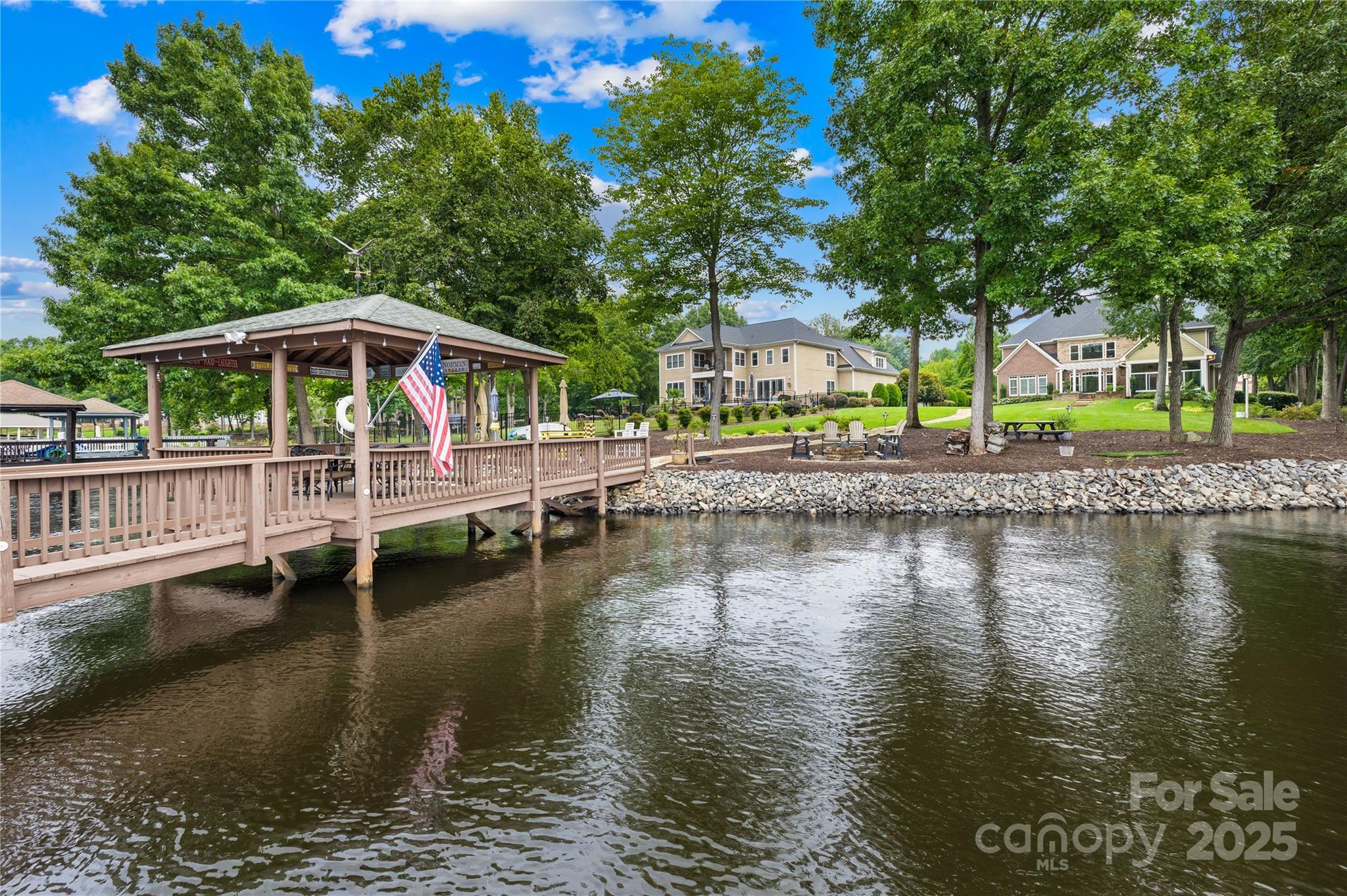 3601 Andover Place Terrell, NC 28682 - Photo 6 of 48 a view of a lake with trees by side of it