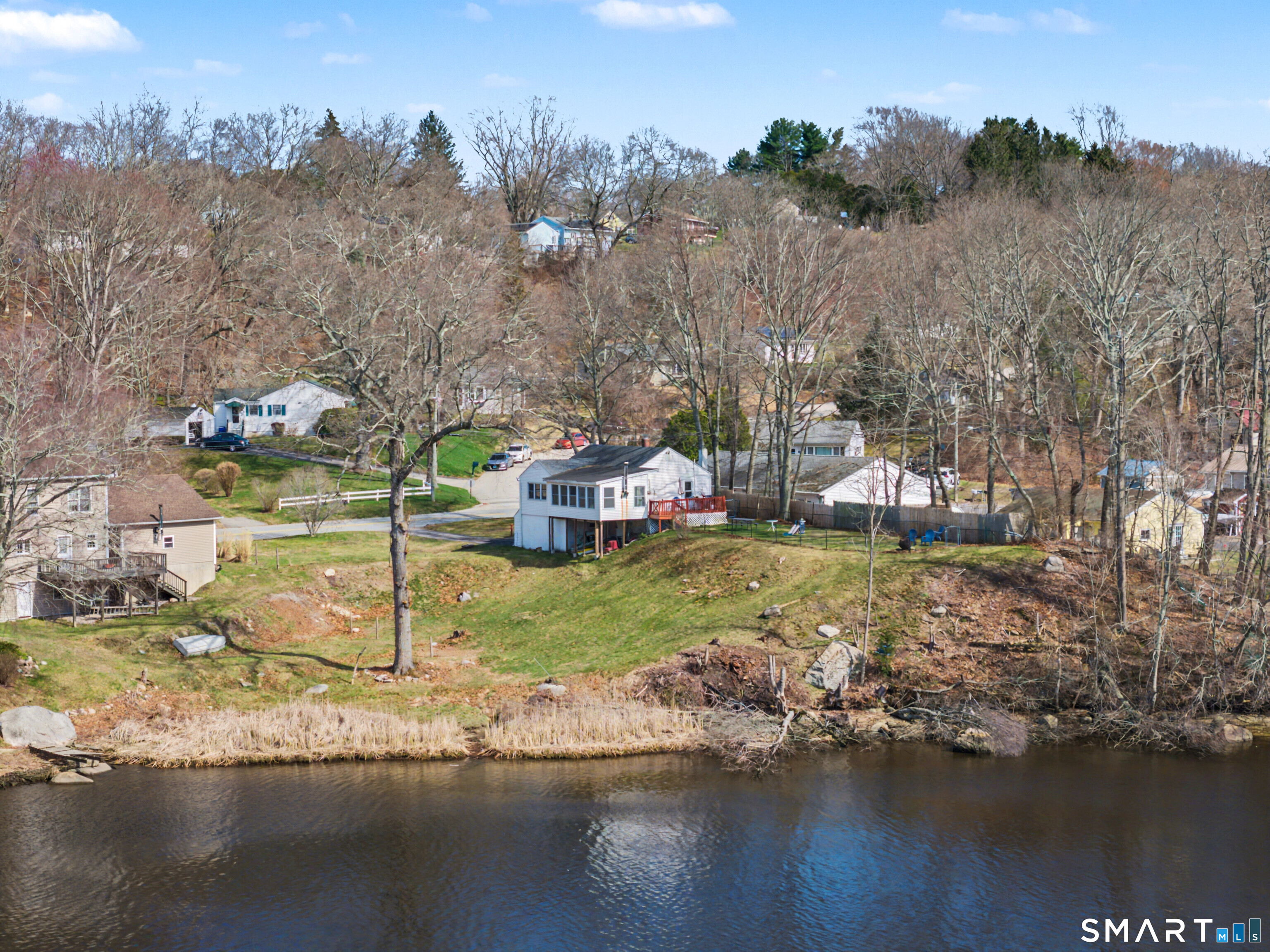 95 Kitemaug Road Montville, CT 06382 - Photo 5 of 24 a view of a lake with houses
