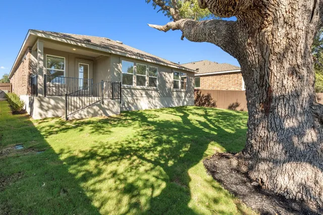 a front view of house with yard