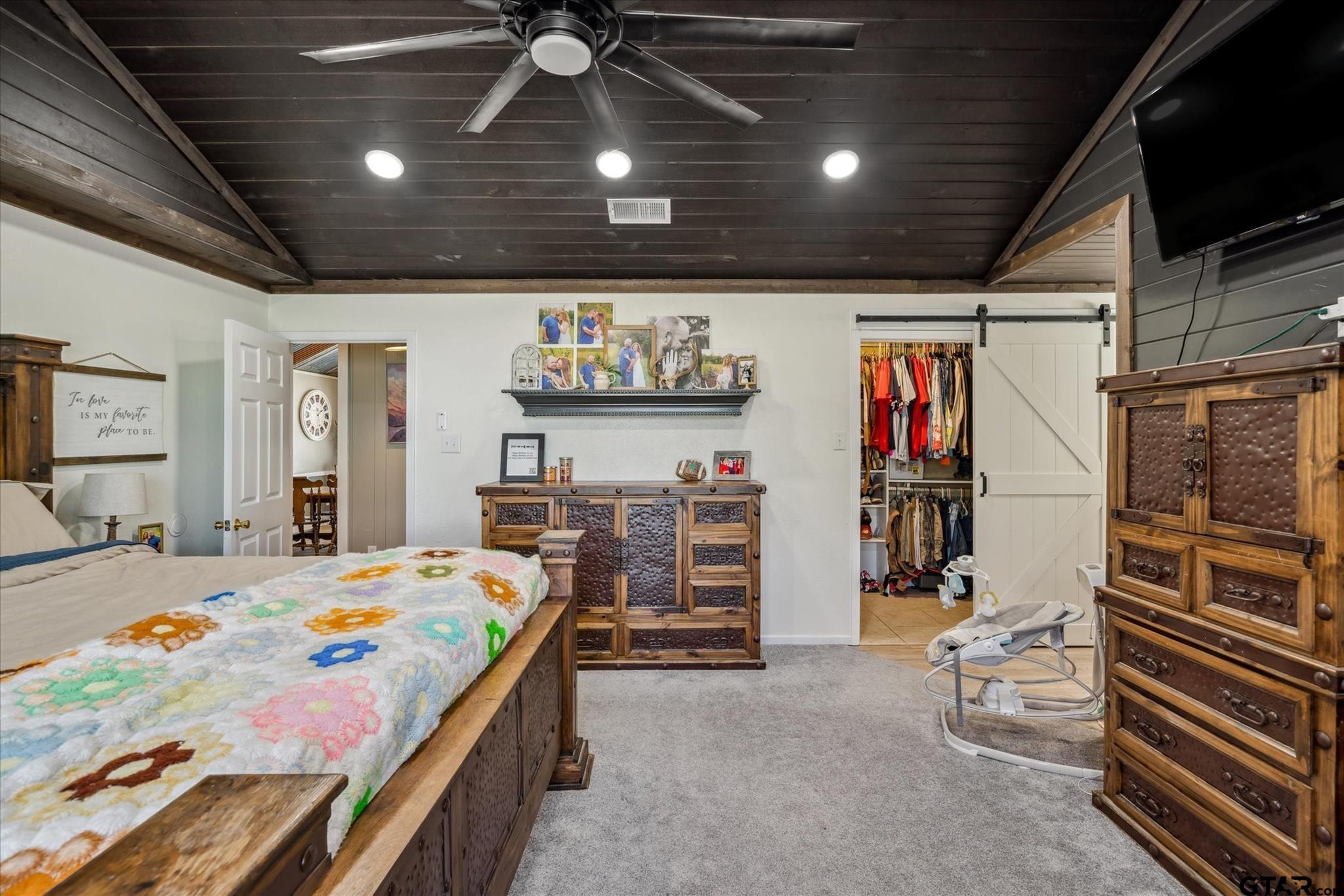 350 Alaska Street Van, TX 75790 - Photo 21 of 37 a bed room with a bed and a tv