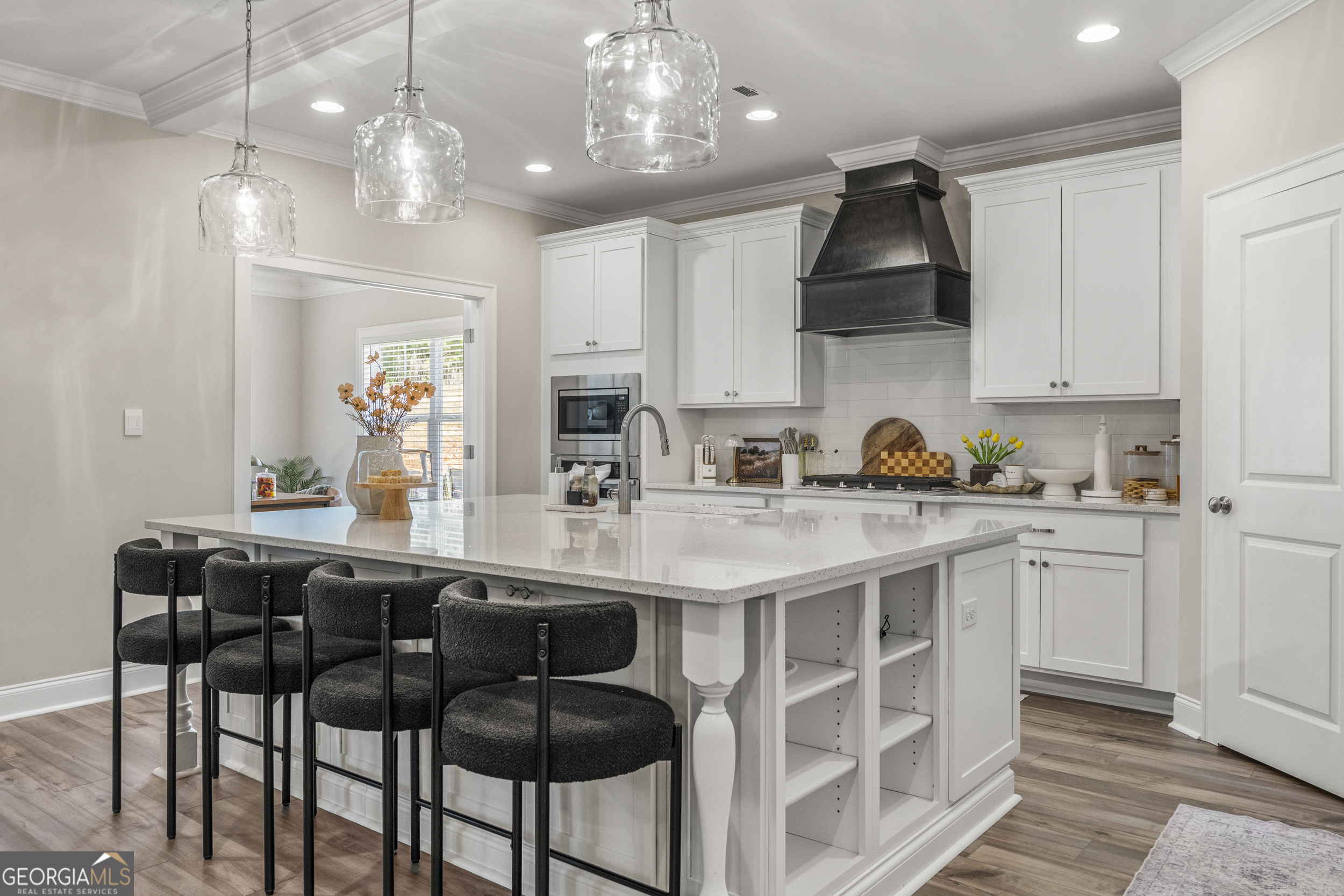334 Orchard Drive Fortson, GA 31808 - Photo 8 of 48 a kitchen with stainless steel appliances a sink and a refrigerator