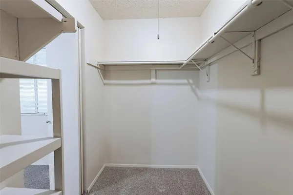 a view of walk in closet