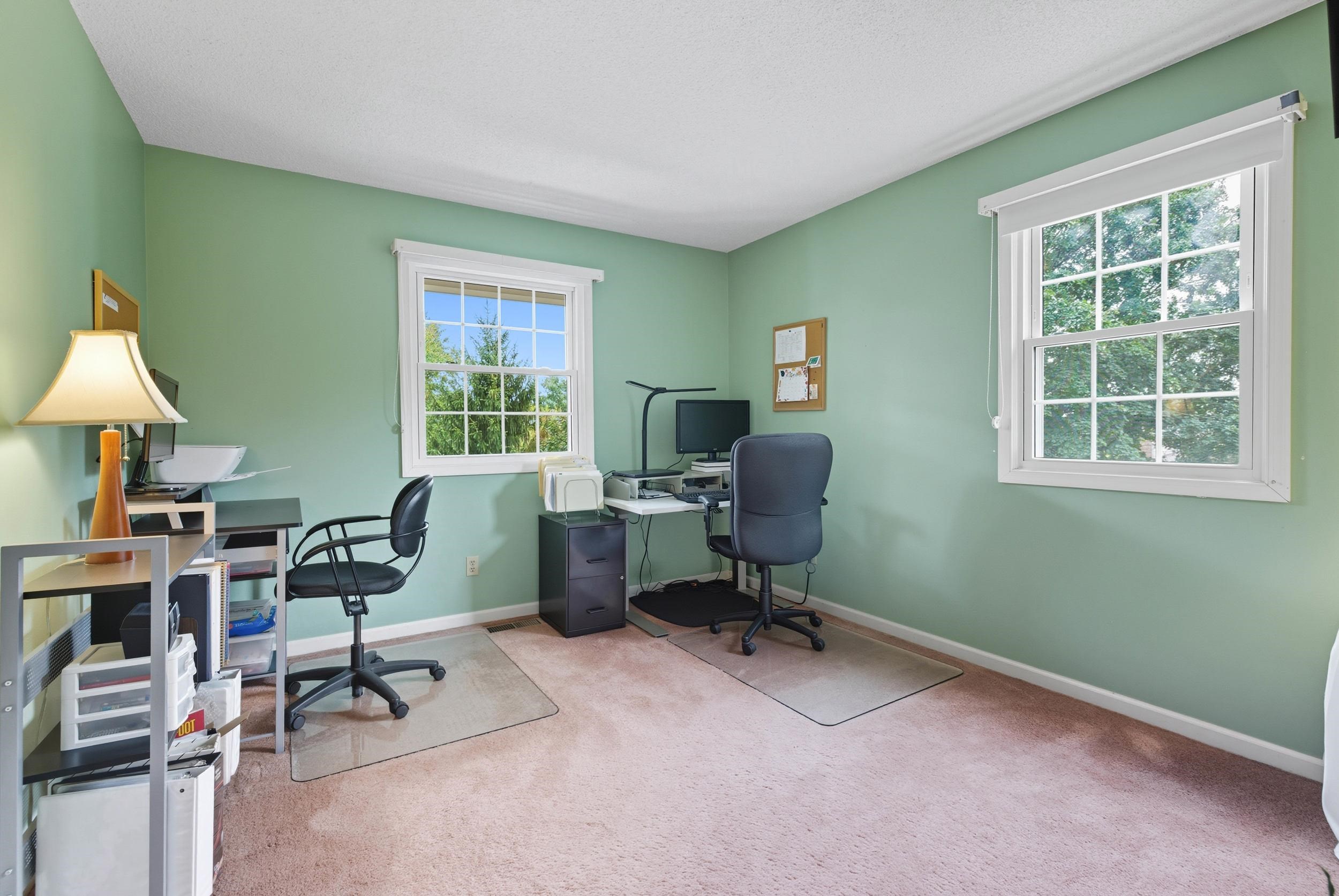 134 Rorrer Circle Harrisonburg, VA 22801 - Photo 21 of 74 a view of a workspace with furniture and a window
