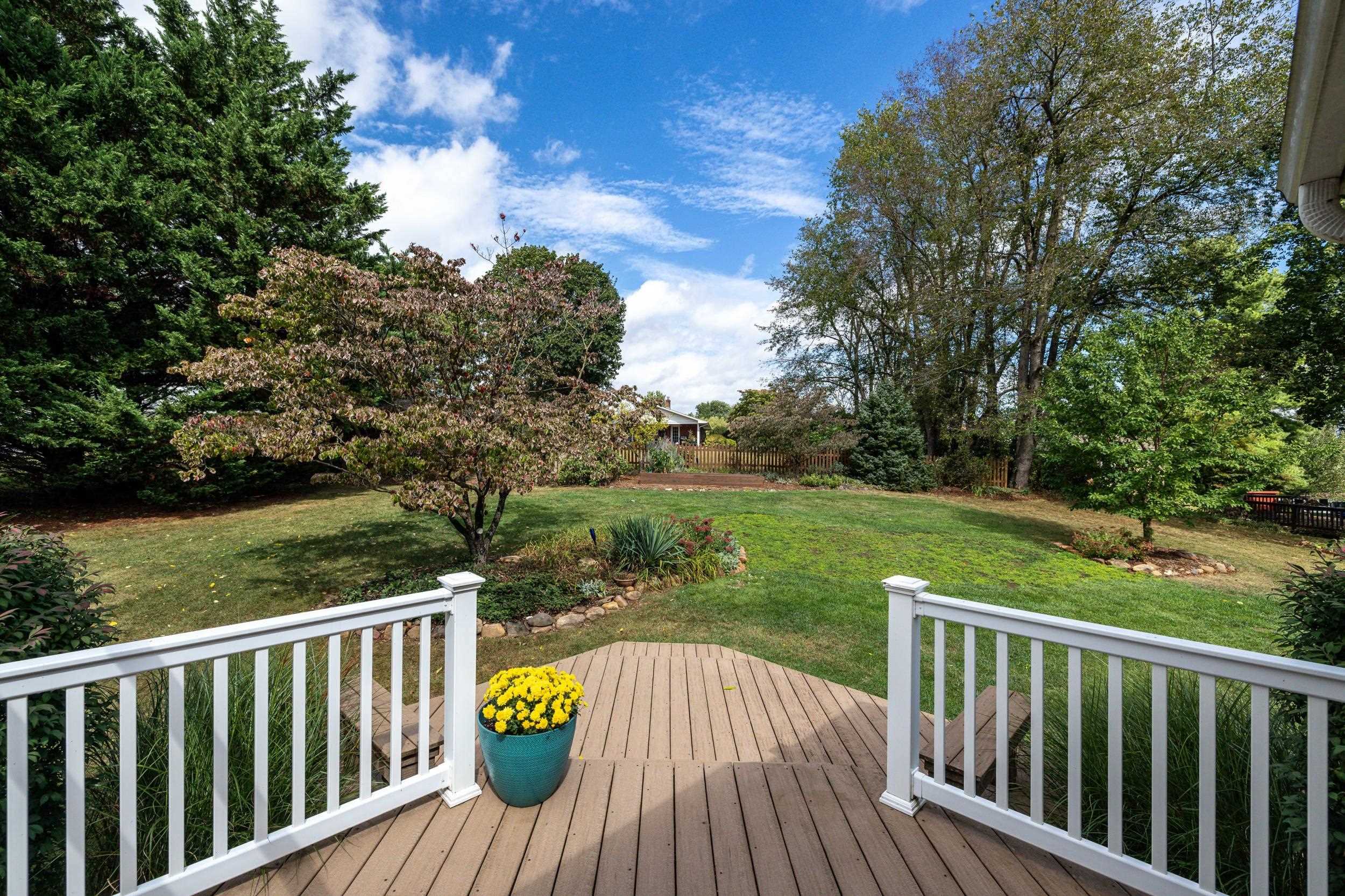 134 Rorrer Circle Harrisonburg, VA 22801 - Photo 59 of 74 a view of a wooden deck with a yard