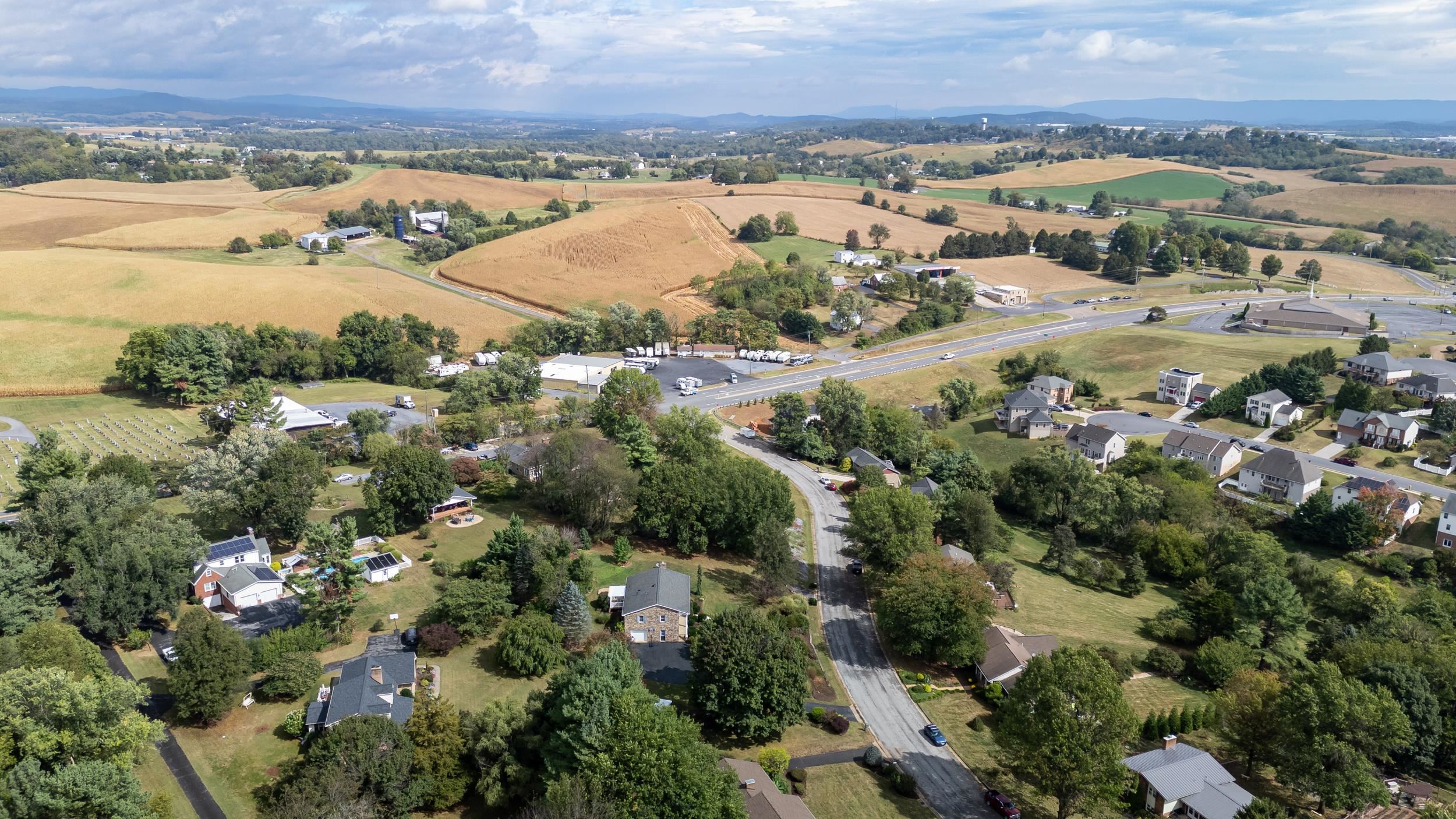 134 Rorrer Circle Harrisonburg, VA 22801 - Photo 69 of 74 an aerial view of ocean and residential houses with outdoor space