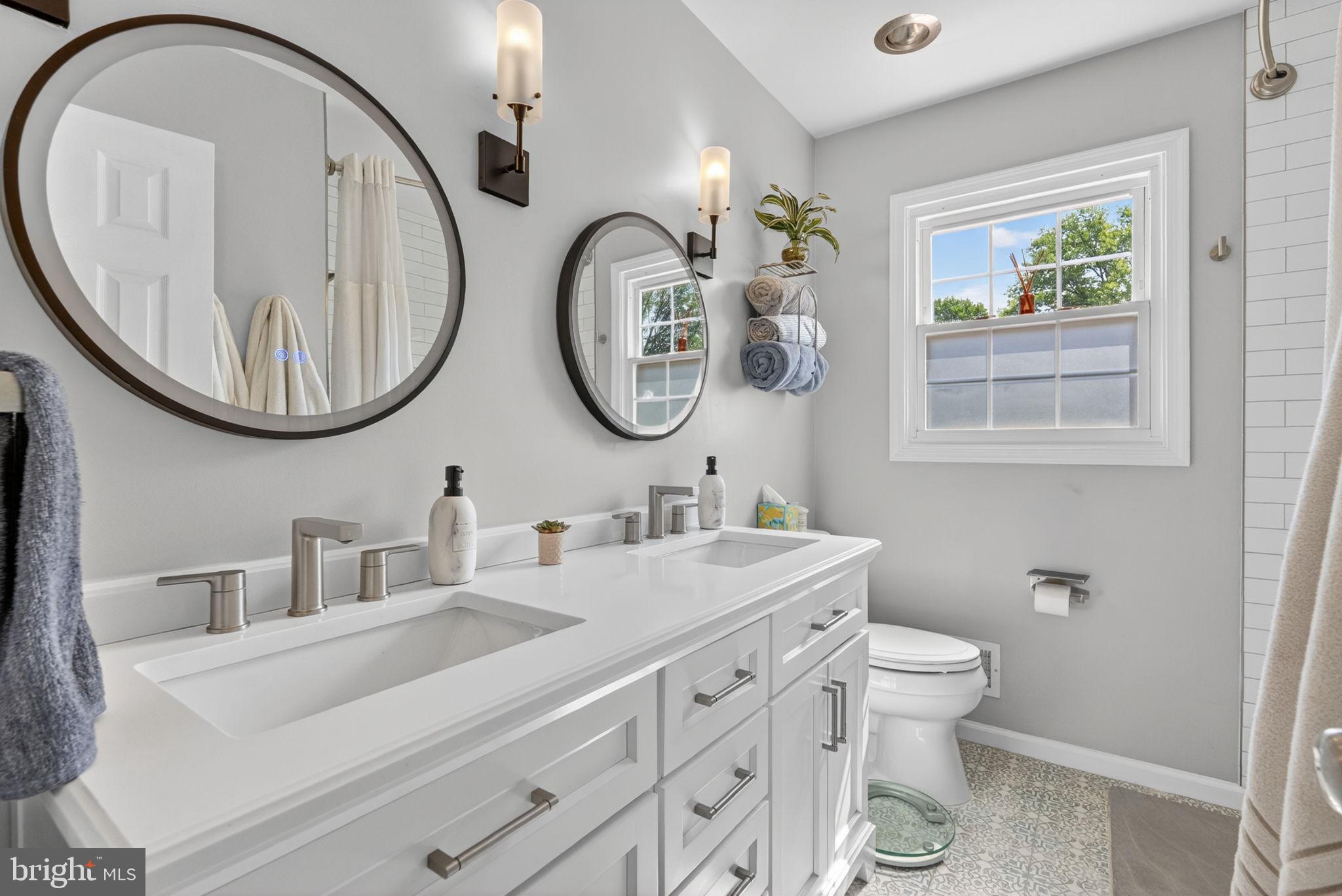 2935 Miller Heights Road Oakton, VA 22124 - Photo 30 of 56 Bright and modern bathroom oasis.