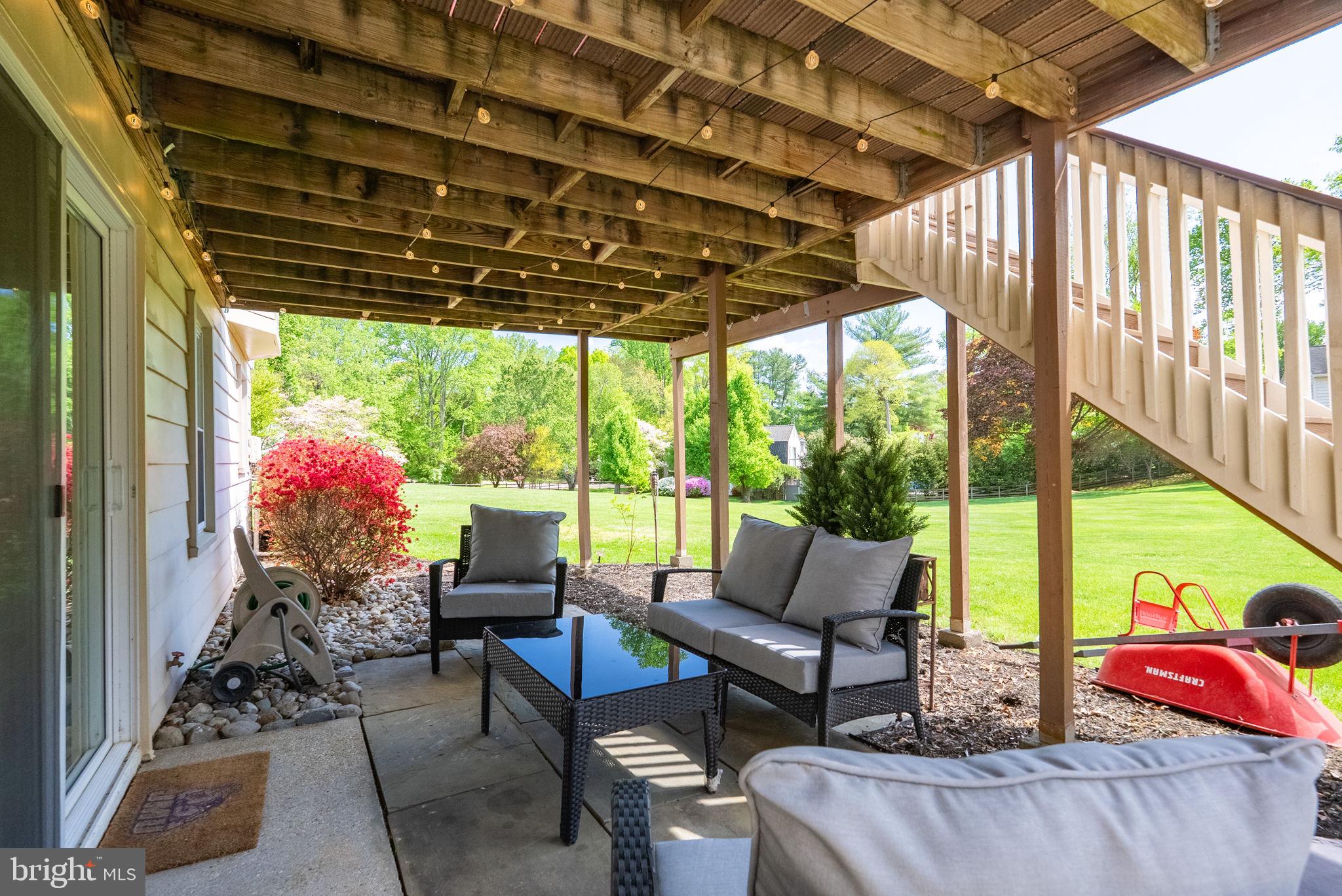 2935 Miller Heights Road Oakton, VA 22124 - Photo 46 of 56 Charming outdoor retreat under the deck.