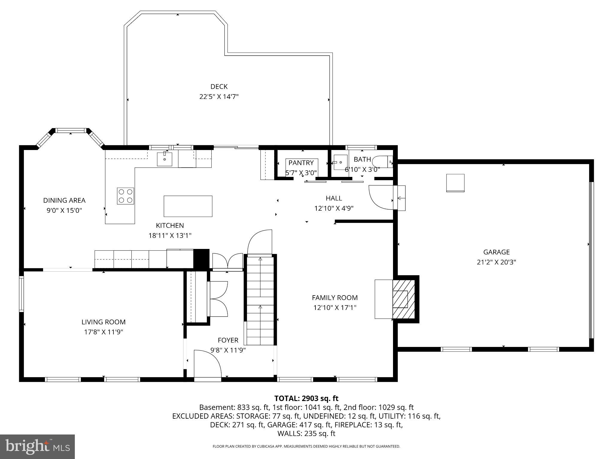 2935 Miller Heights Road Oakton, VA 22124 - Photo 55 of 56 Spacious floor plan with outdoor deck.
