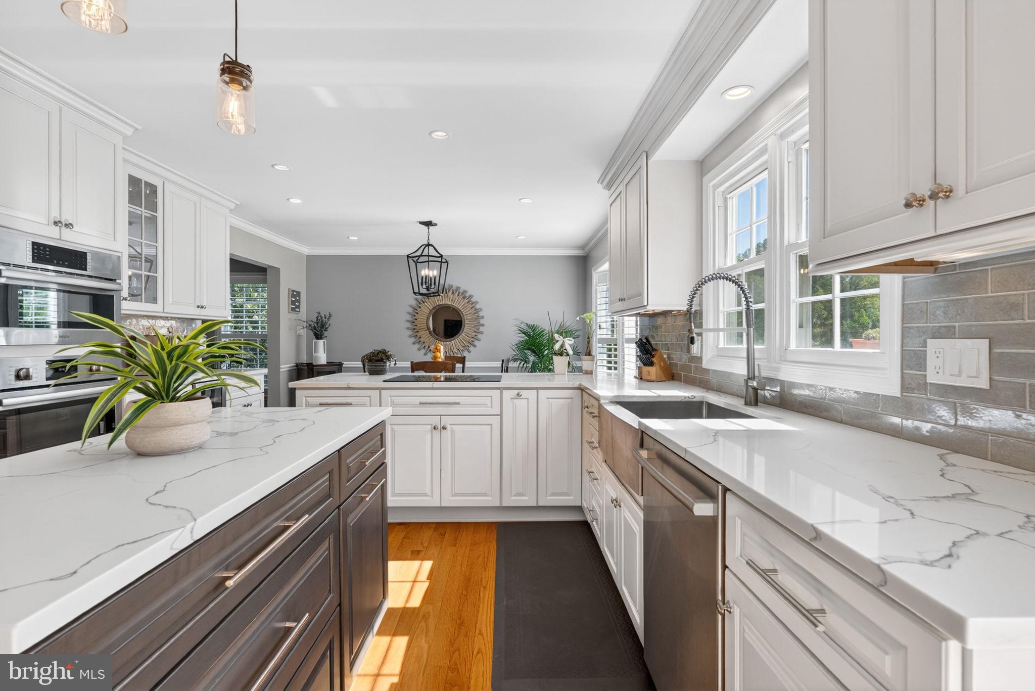 2935 Miller Heights Road Oakton, VA 22124 - Photo 10 of 56 Modern kitchen with elegant finishes.