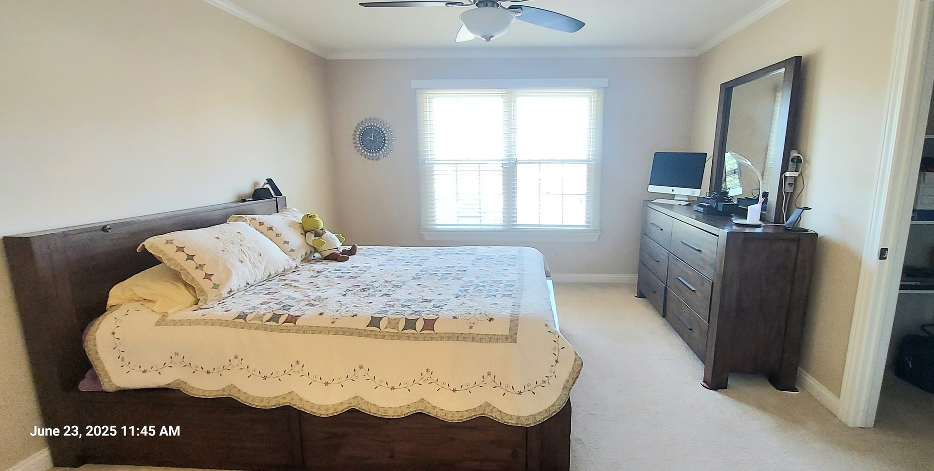 100 Hamlet Circle Montgomery, IL 60538 - Photo 32 of 42 a bed sitting in a bedroom next to a window