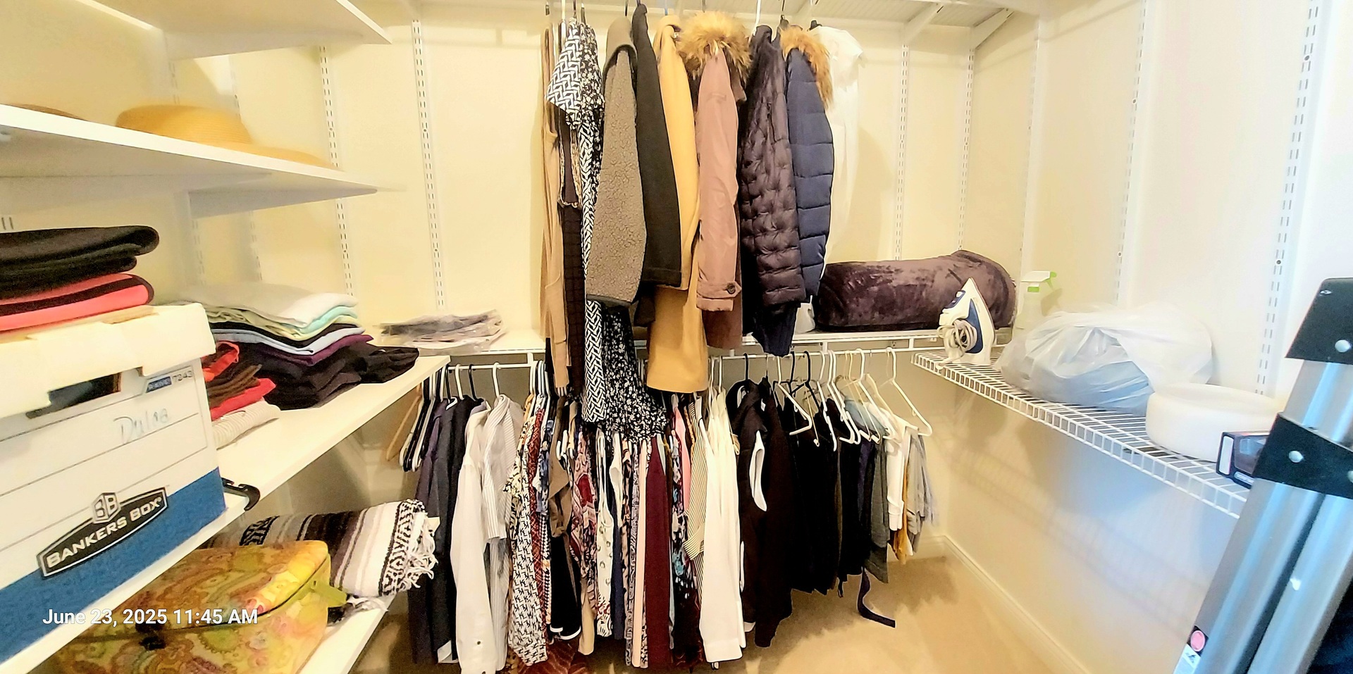 100 Hamlet Circle Montgomery, IL 60538 - Photo 33 of 42 a view of walk in closet with clothes and shoes
