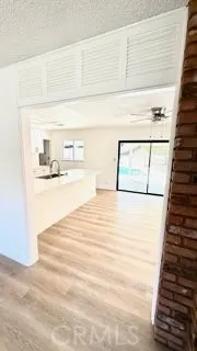 a view of cabinet and utility room