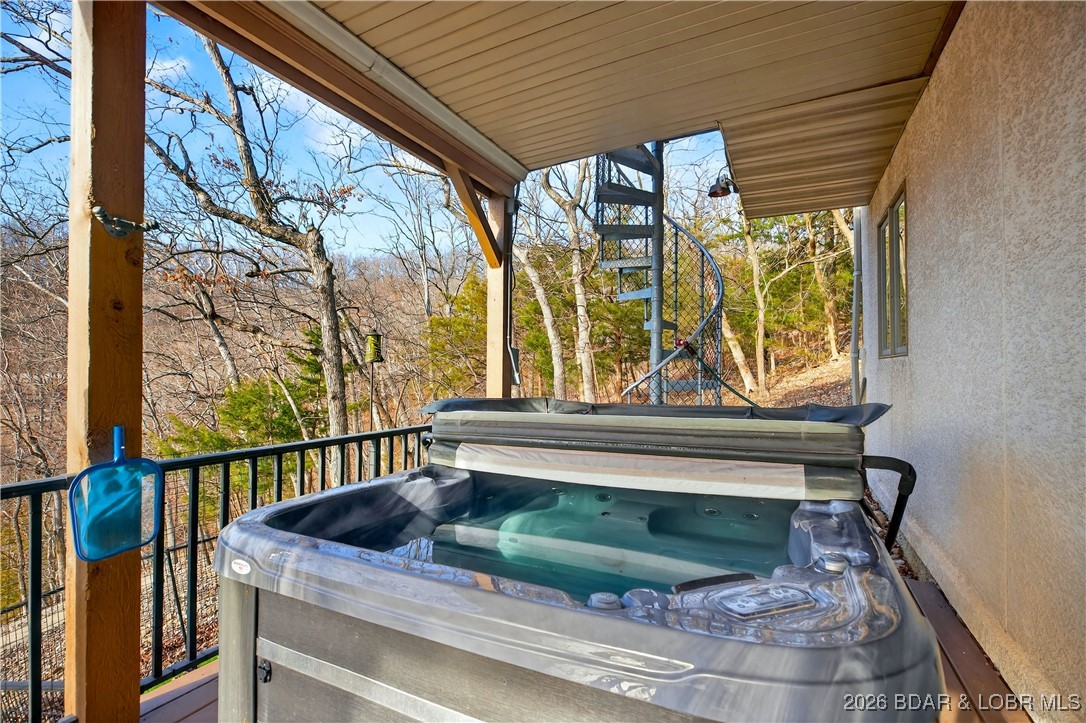 177 Ridgewood Drive Lake Ozark, MO 65049 - Photo 35 of 49 Hot Tub on Lower Level Deck