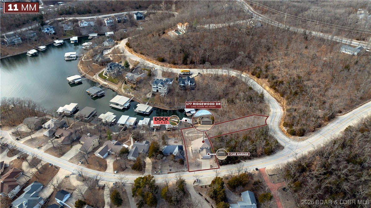 177 Ridgewood Drive Lake Ozark, MO 65049 - Photo 48 of 49 Lot Lines Approximate