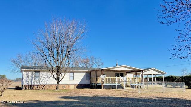 411 West Littlefield Road Ayden, NC 28513 - Photo 41 of 46 rear view of home