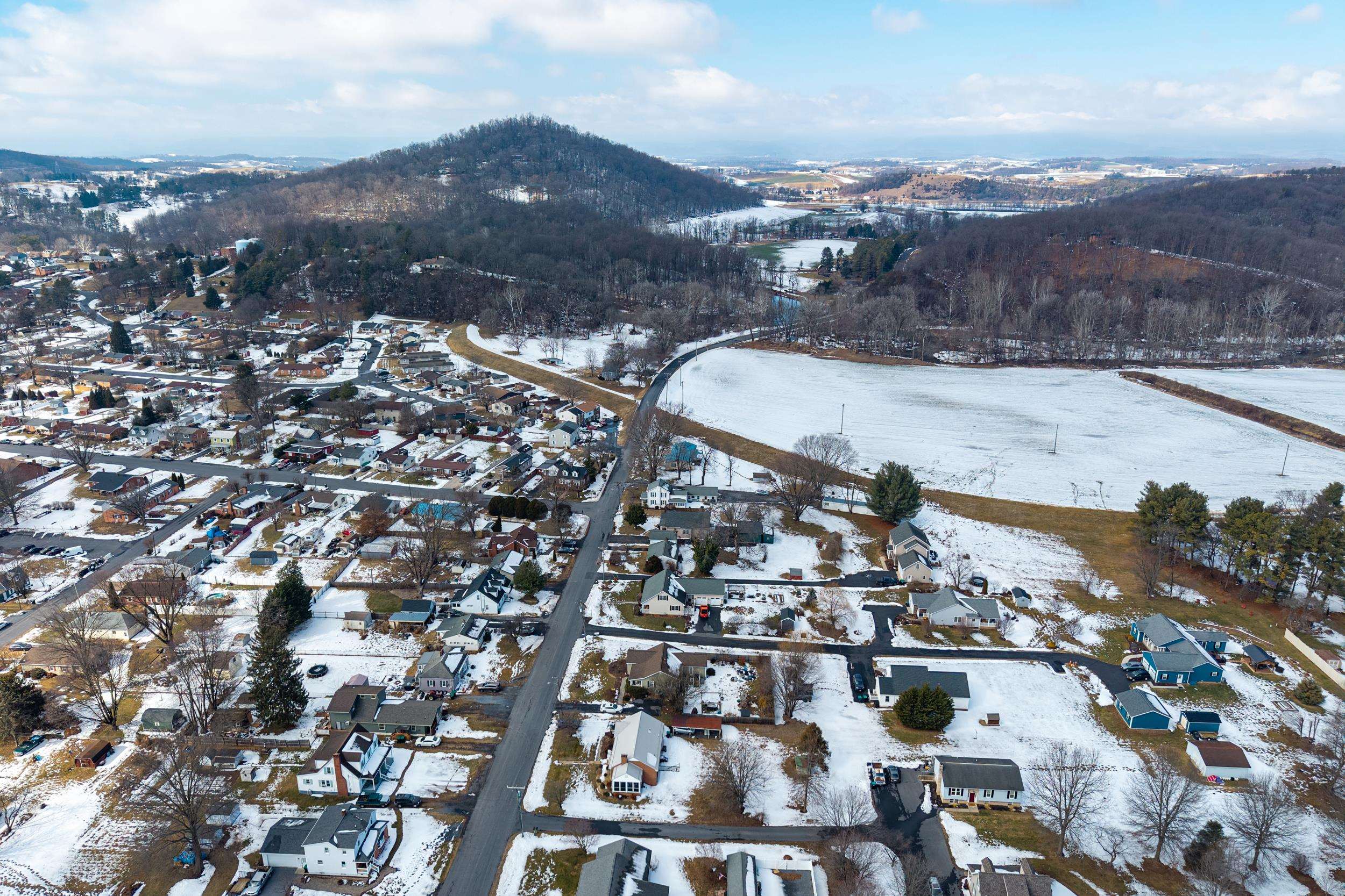 405 North River Road Bridgewater, VA 22812 - Photo 51 of 55 an aerial view of residential houses with city view