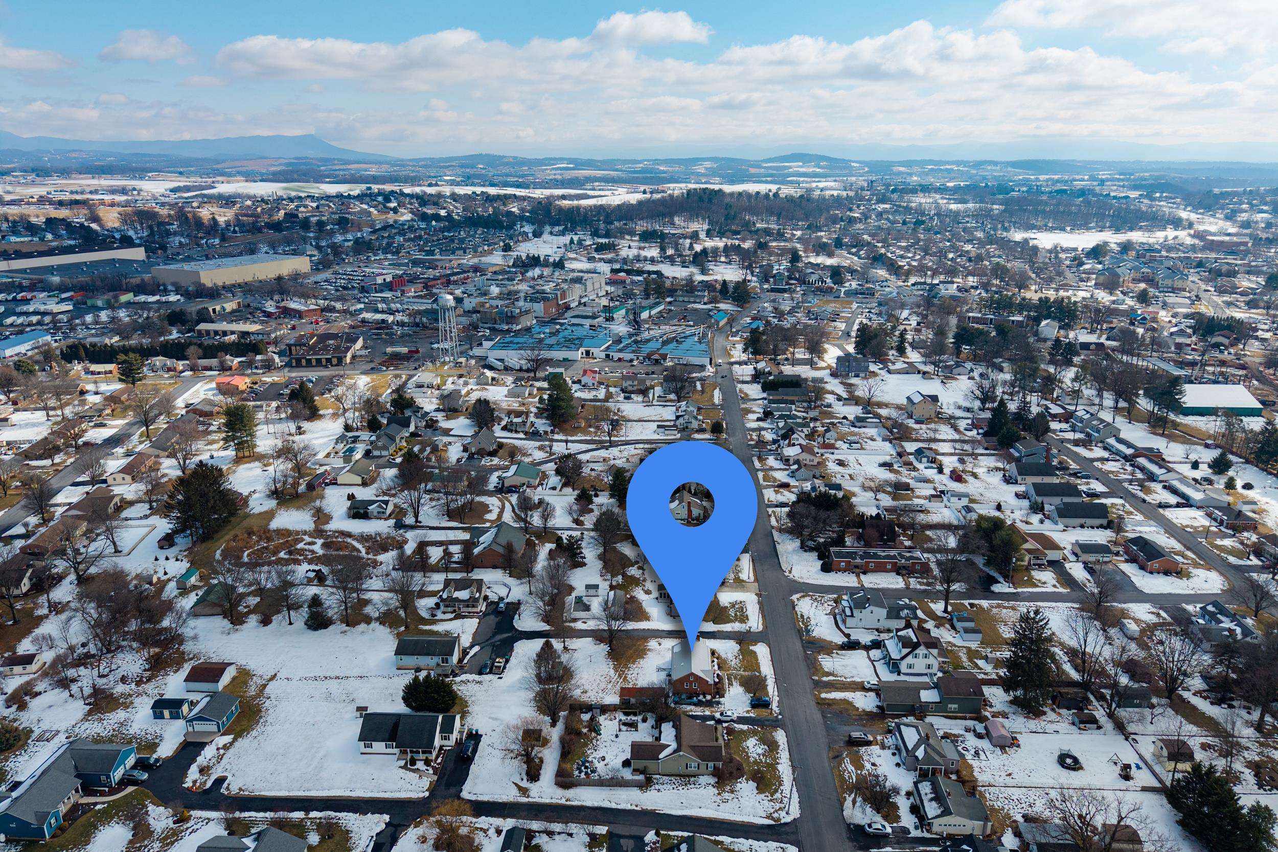 405 North River Road Bridgewater, VA 22812 - Photo 54 of 55 an aerial view of a city
