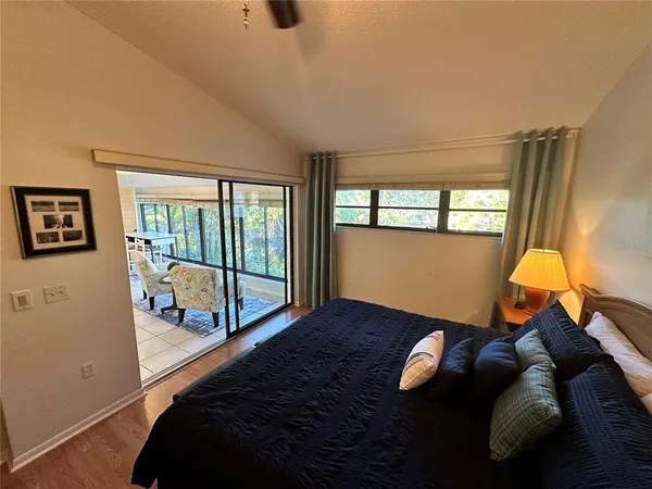 a view of room with racks