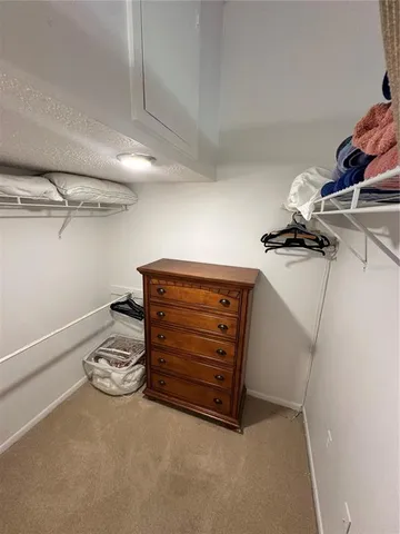 a living room with a large window