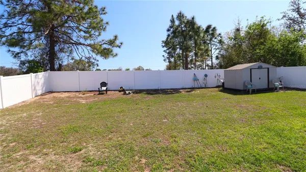 a view of an outdoor space and a yard