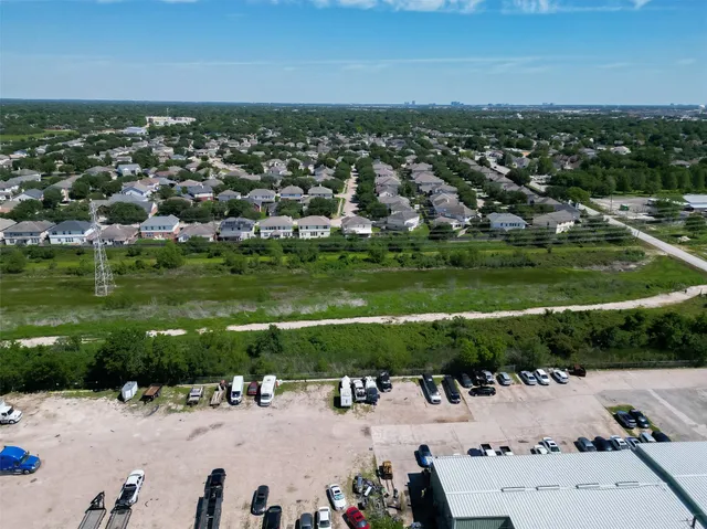 an aerial view of a park