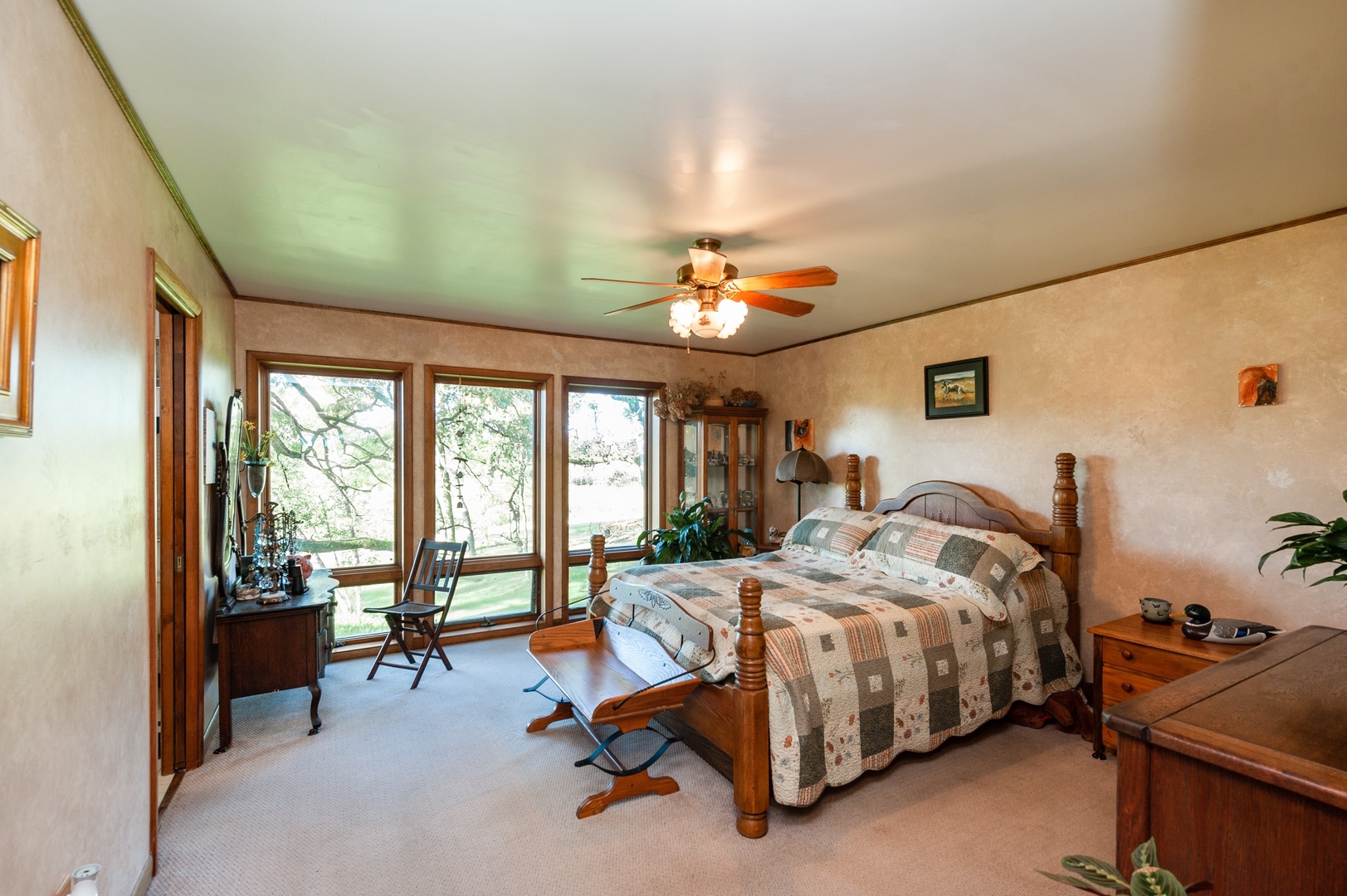 18315 Lincoln Road Harvard, IL 60033 - Photo 20 of 31 a bedroom with a bed and a large window