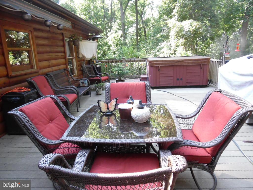 75 Marsden Heights Road Linden, VA 22642 - Photo 21 of 30 Large deck and hot tub.
