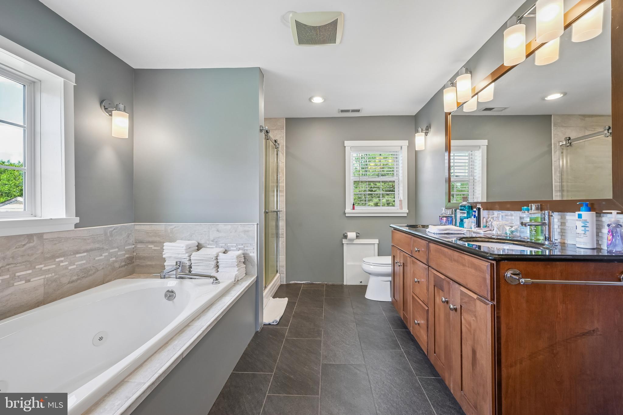 128 Branch Road Sewell, NJ 08080 - Photo 23 of 28 2nd floor bath-updated-tub and stall shower
