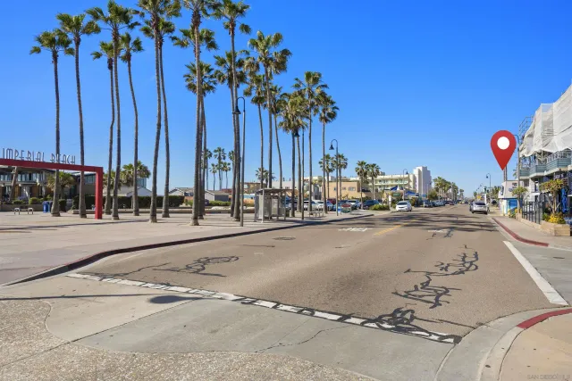 a view of a city street